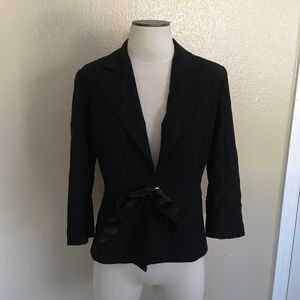 Banana Republic Stretch Blazer with Tie Closure